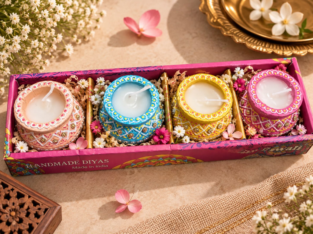 Diwali pot candle | Veloura Gifting