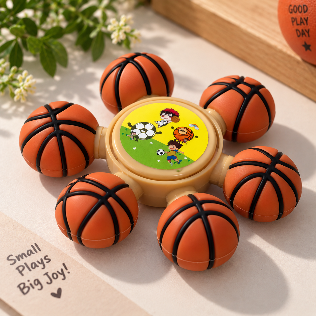 Character Fidget Highlighter — Basketball — corporate gift by Veloura Gifting