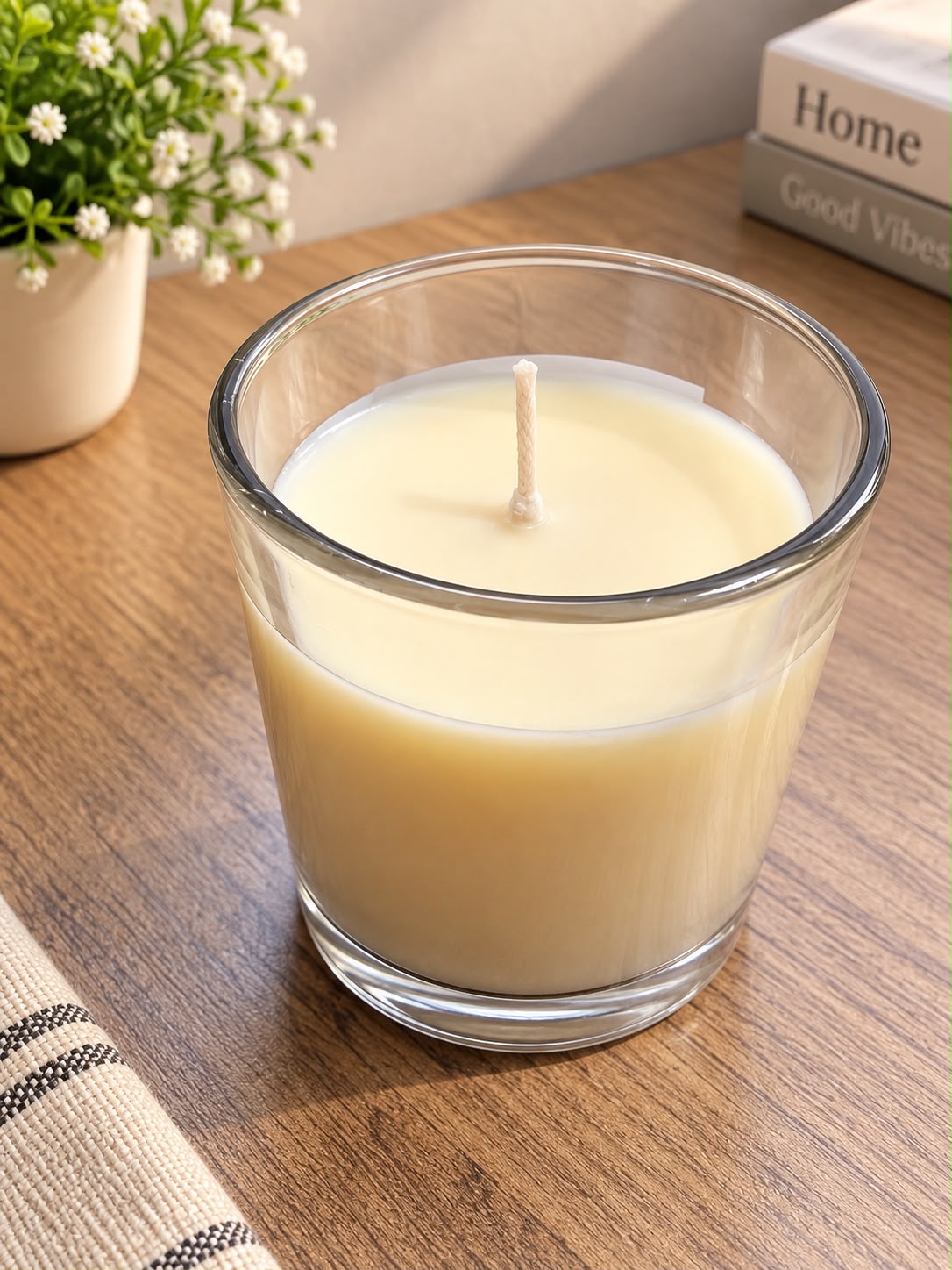 Glass jar candle | Veloura Gifting