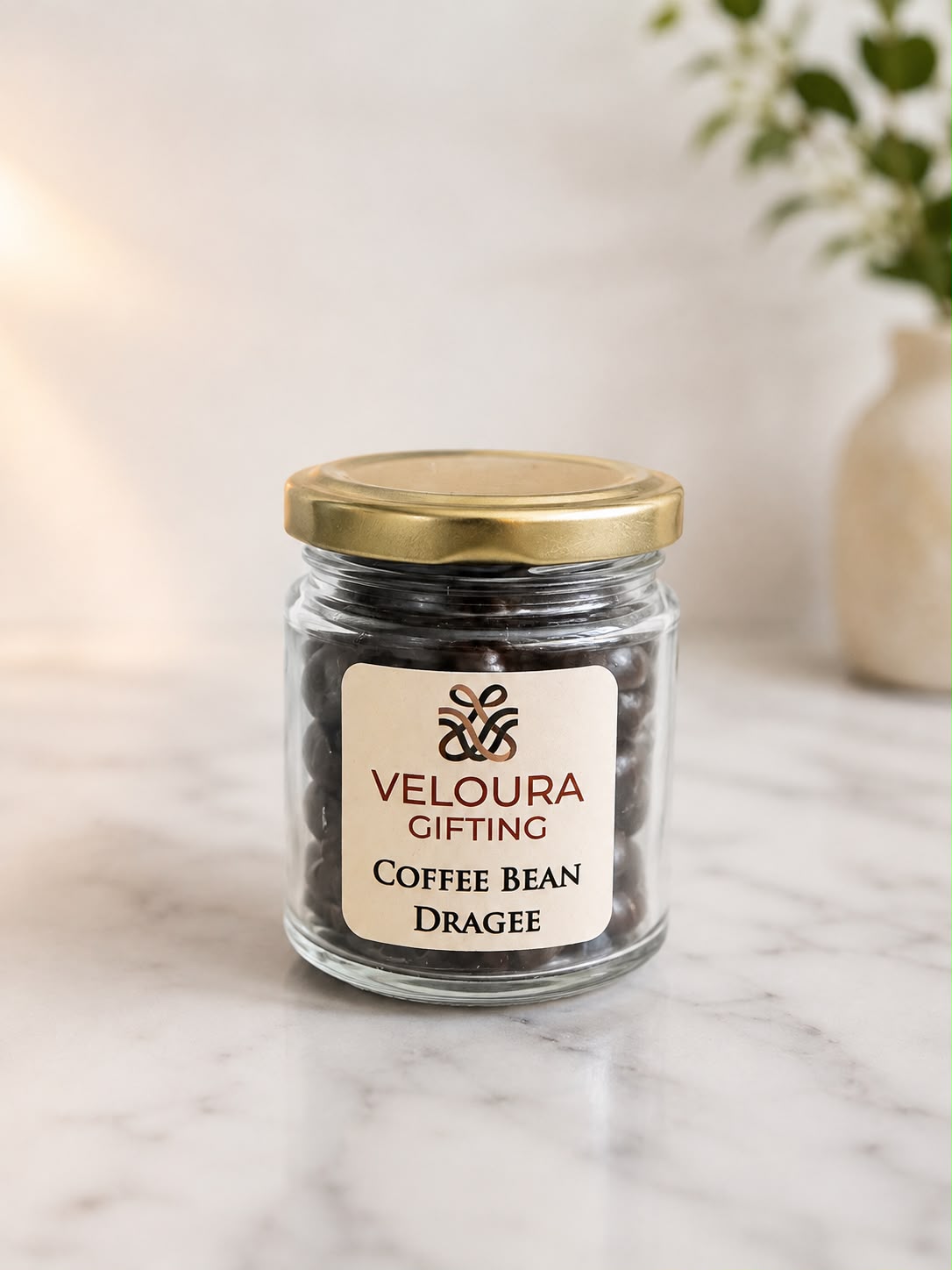 Coffee Bean Dragee, Veloura Gifting gourmet jar