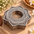 Handcrafted wooden candle holder | Veloura Gifting