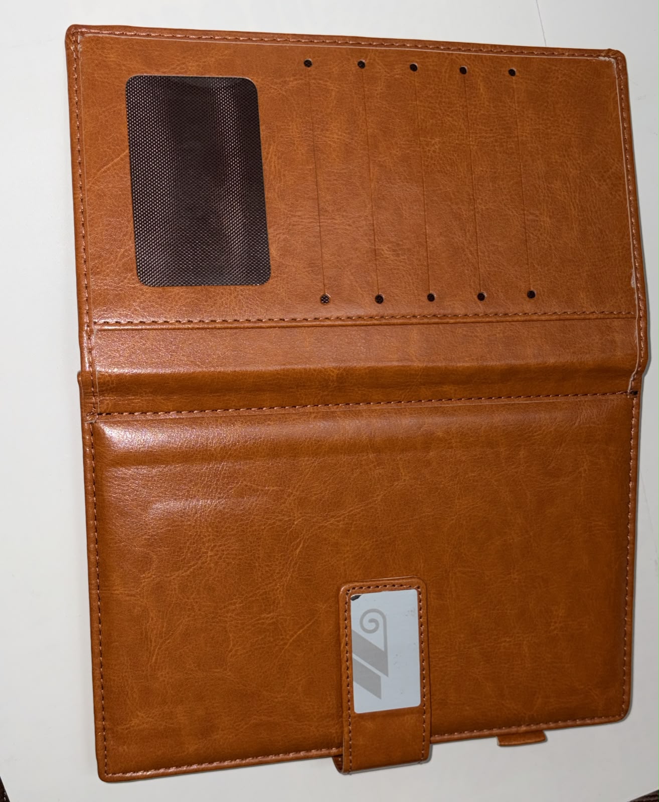 Leather Journal with Card and Pen Holder, corporate gift by Veloura Gifting