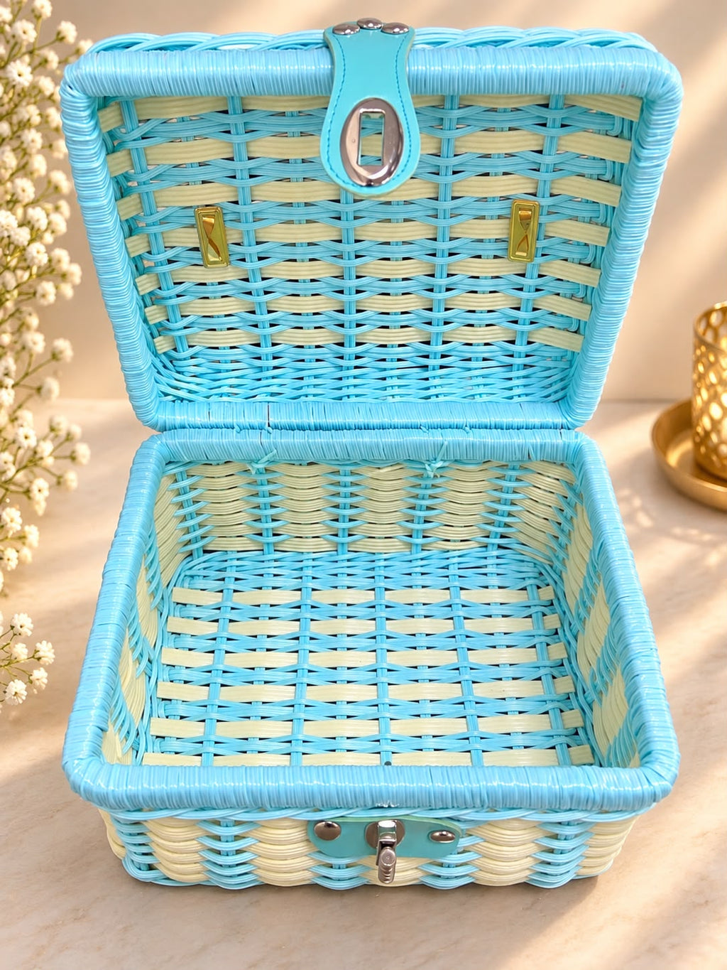 Mini Picnic Hamper Basket | Veloura Gifting