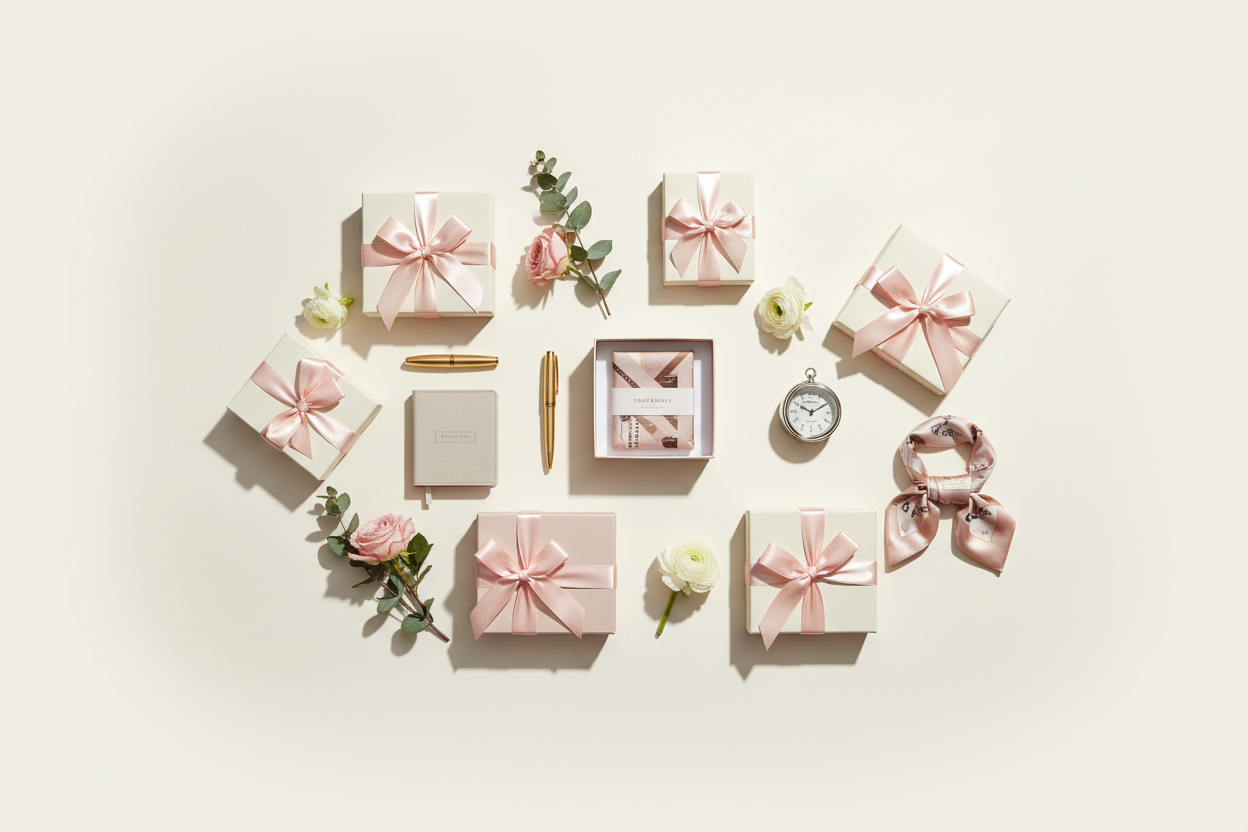 Premium Corporate Gifting Banner - Light Theme