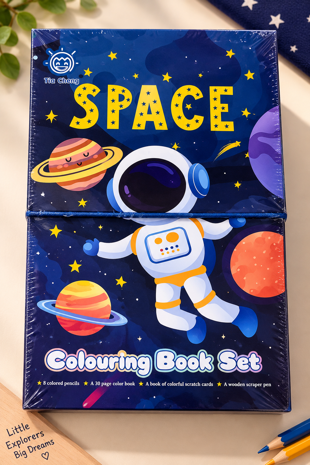 Space Colouring Book Set — corporate gift by Veloura Gifting