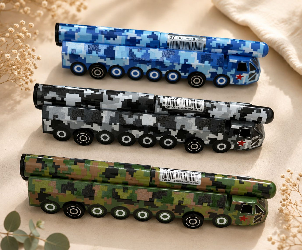 Army Truck Pen Stand with Pen — corporate gift by Veloura Gifting